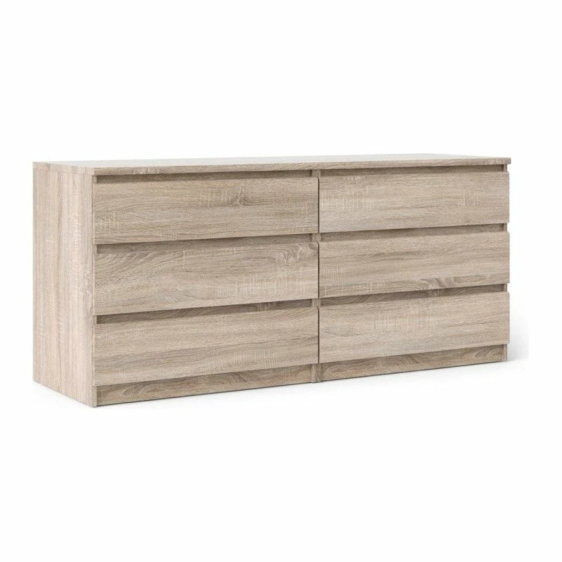 Deals ๐ Tvilum Naia 6-Drawer Double ๐ Dresser, Truffle ๐