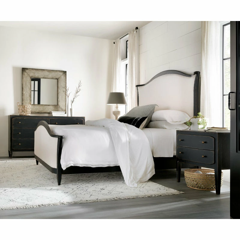 Best Pirce ๐คฉ Hooker Furniture Ciao Bella 2-Drawer Nightstand, Black โญ - Image 7