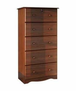 Coupon π Palace Imports 100% Solid Wood 5-Super Jumbo Drawer Chest With Lock, Mocha π₯