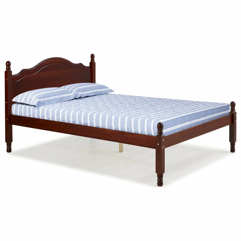 Coupon 🤩 Palace Imports 100% Solid Wood Reston Full Panel Headboard Platform Bed, Mahogany 🥰 - Image 5