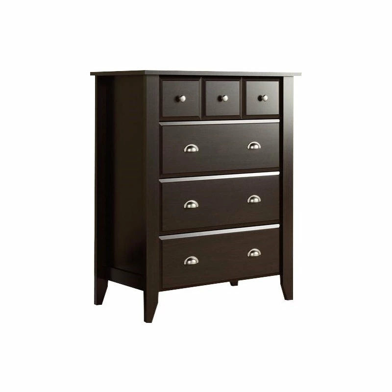 New ๐ Sauder Shoal Creek Engineered Wood 4 Drawer Chest In Jamocha Wood โ - Image 3