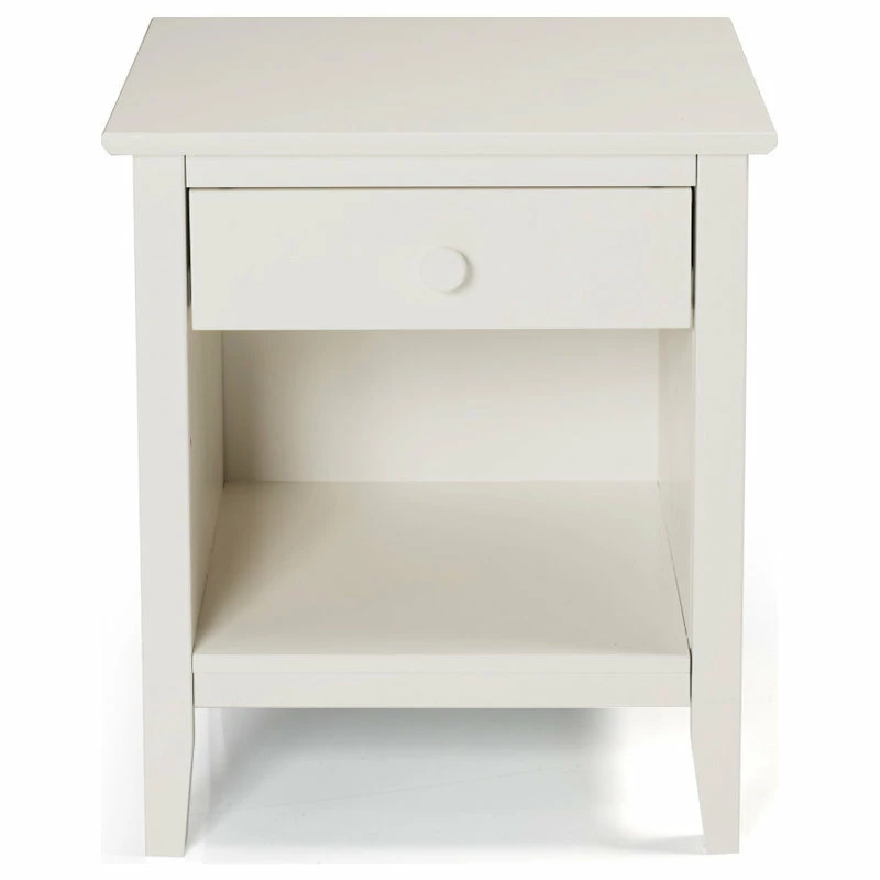 Hot Sale ๐ฅ Bolton Furniture, Inc. Simplicity Wood Nightstand, White โจ