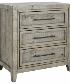 Budget 😀 Kosas Ridge Reclaimed Pine 3 Drawer Nightstand 😍