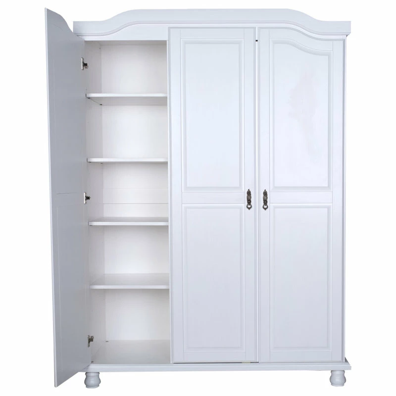 Flash Sale π Palace Imports 100% Solid Wood Set Of 4 Small Shelves Only For Kyle Wardrobes, White π€© - Image 3