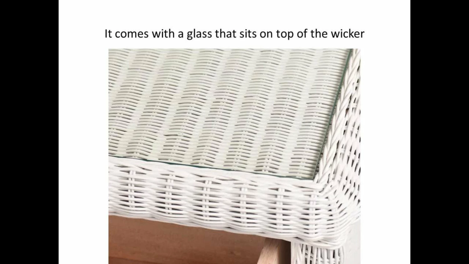 Best Sale ๐ Sea Winds Trading Santa Cruz 2-Drawer Nightstand With Glass Top, White โ - Image 2