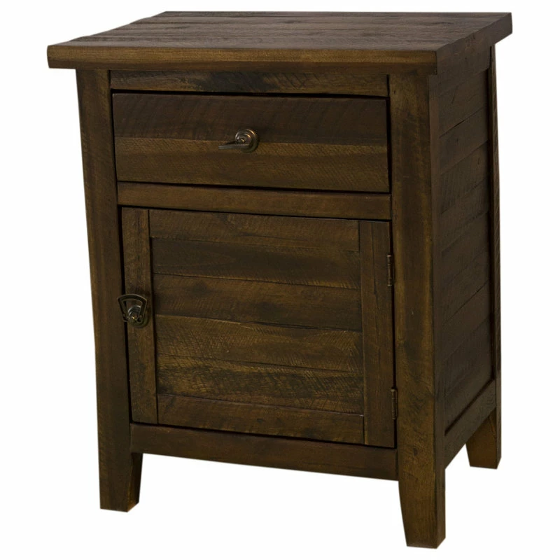 Cheapest π€© Made4Home Montana Cabinet 1 Door 1 Drawer, Brown β€οΈ - Image 2