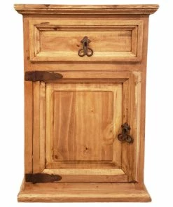 Wholesale ๐ Pina Elegance Traditional Rustic Nightstand, Left Side ๐