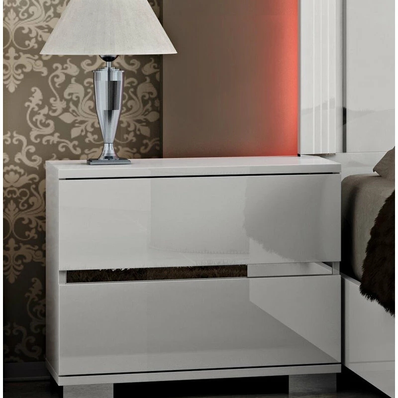 New ๐งจ At Home USA Inc. Live White 2-Drawer Nightstand ๐ - Image 5