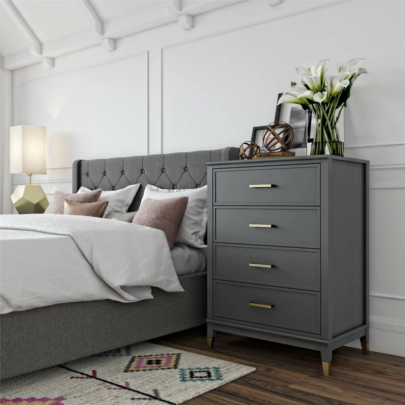 Discount ๐ Brimfield & May Westerleigh 4-Drawer ๐ Dresser, Graphite Gray โ๏ธ - Image 3