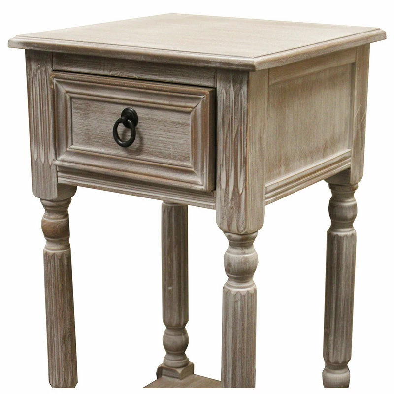 Cheap ๐ Urban Designs, Casa Cortes Urban Designs Ella Rustic Weathered Wooden Night Stand Accent Table ๐ - Image 2