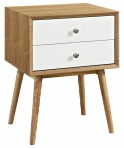 Best deal 🤩 LexMod Dispatch Nightstand, Natural White 💯