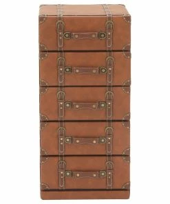 Cheap 🔔 Brimfield & May Traditional Brown Wood Chest 55771 😍