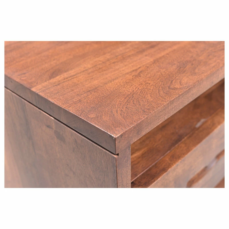 Deals โญ Moe's Home Collection Moe's Home Industrial Madagascar Nightstand With Brown Finish UH-1008-03 ๐งจ - Image 5