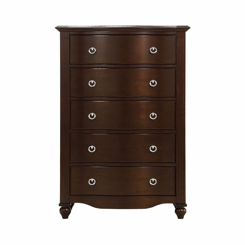 Promo βοΈ Domain Industries Inc. Lexicon Meghan 36" 5 Dovetail Drawers Traditional Wood Chest In Espresso π - Image 3