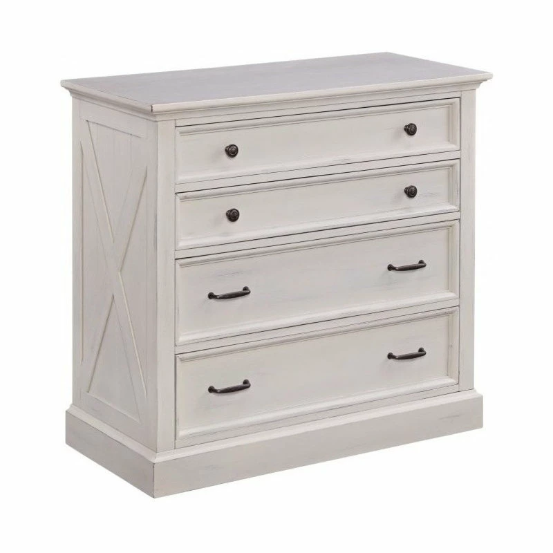 Best deal ✔️ Homestyles Seaside Lodge Off-White Wood Chest 👏