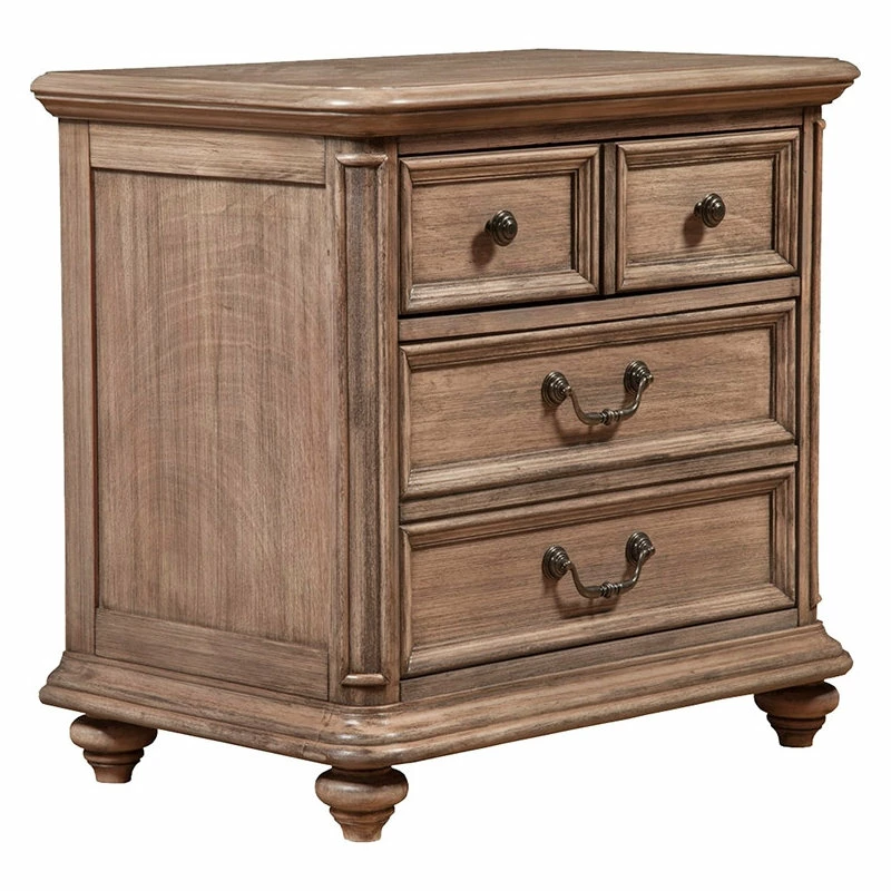 Outlet ๐ Alpine Furniture, Inc Alpine Furniture Melbourne 2 Drawer Wood Nightstand In French Truffle ๐ - Image 2