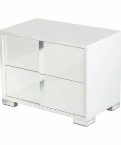 Best reviews of โ Vig Furniture Inc. Modrest San Marino Modern White Nightstand, Right โ๏ธ