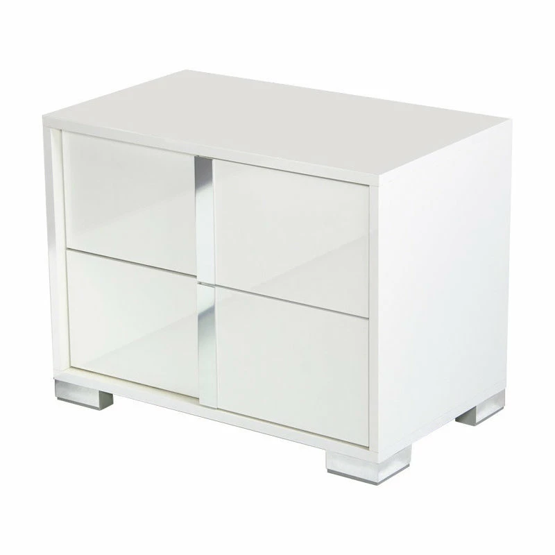 Best reviews of ⌛ Vig Furniture Inc. Modrest San Marino Modern White Nightstand, Right ✔️