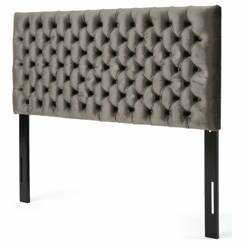 Deals ๐ GDFStudio GDF Studio Hunter Tufted Fabric Queen/ Full Headboard, Gray ๐ฅฐ