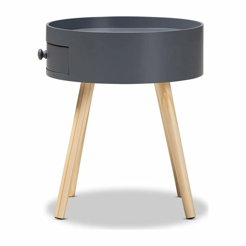 Best reviews of ๐ Baxton Studio Jessen Gray 1-Drawer Wood End Table ๐ - Image 4