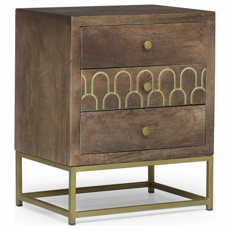 Cheap ✔️ GDFStudio Javayah Wooden Night Stand 👏