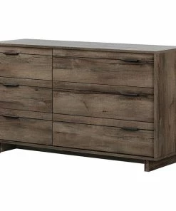 Flash Sale ✨ South Shore Furniture South Shore Fynn 6 Drawer Double 👗 Dresser In Fall Oak 🔔