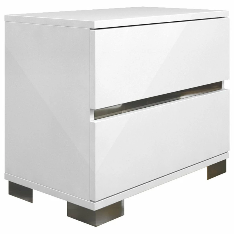 New ๐งจ At Home USA Inc. Live White 2-Drawer Nightstand ๐ - Image 2