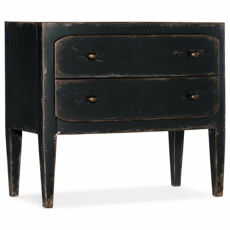 Best Pirce ๐คฉ Hooker Furniture Ciao Bella 2-Drawer Nightstand, Black โญ