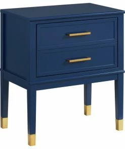 New โญ Elements Picket House Furnishings Brody Side Table With Navy Finish CTBN450NS ๐