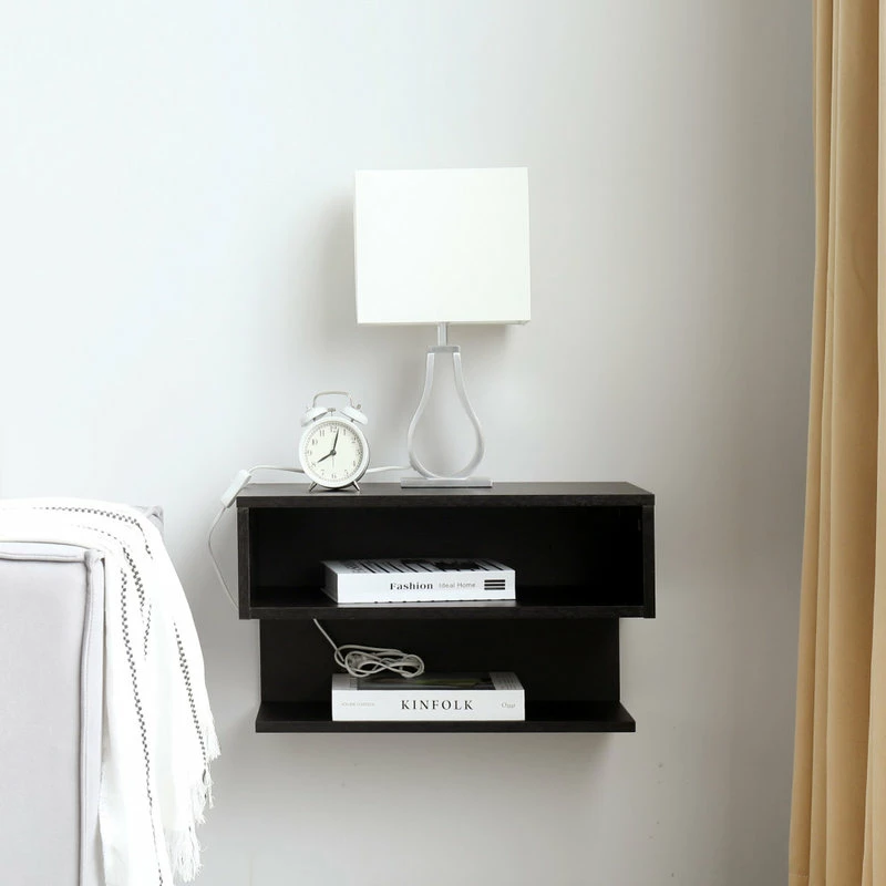 Wholesale ๐ฏ Welland Industries LLC WELLAND 24" Wall Mounted Floating Nightstand, Espresso ๐ - Image 2