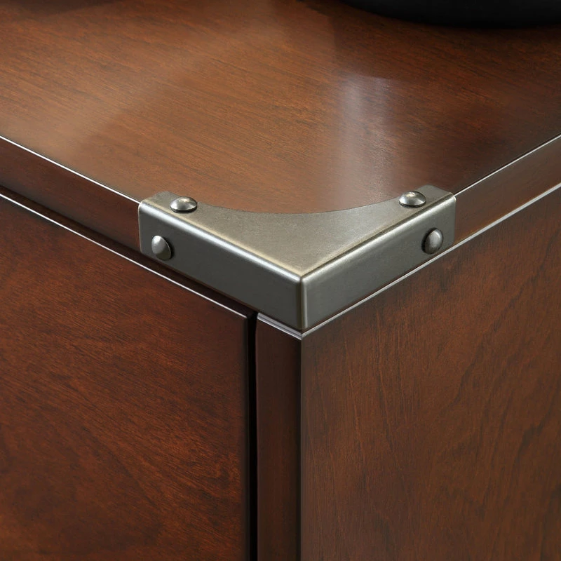 Best Pirce ๐ Inspire Q Alastair Wood Campaign Accent Table Nightstand, Espresso ๐ - Image 4