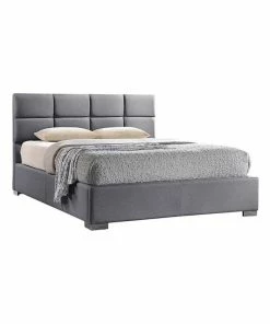 Best reviews of 🎁 Baxton Studio Sophie Modern And Contemporary Grey Fabric Upholstered Queen Size Platform Bed 😀