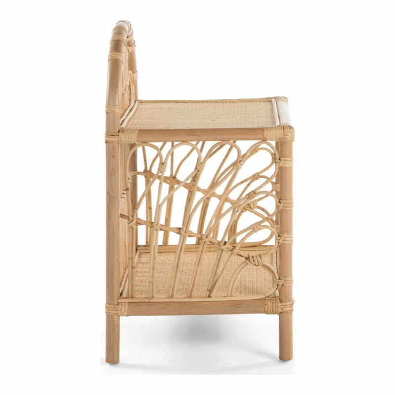 Best Sale ๐ KOUBOO Rattan Loop Nightstand, Natural ๐ - Image 5