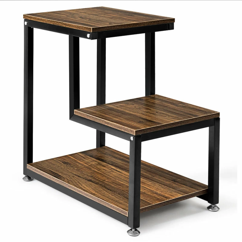 Promo โญ Costway 3-Tier End Table Side Table Night Stand W/Storage Shelf For Living Room โ - Image 7