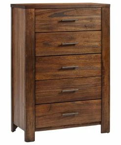 Best deal 😀 Progressive Furniture Brayden 5 Drawer Chest In Satin Mindi 🧨