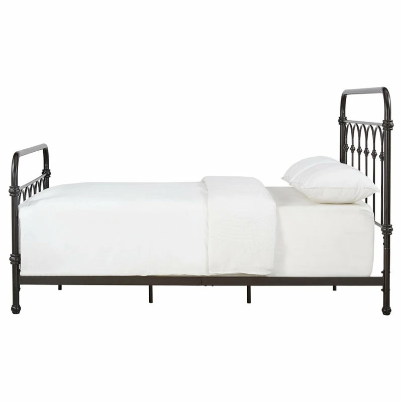 Wholesale ✔️ Inspire Q Maverick Rustic Metal Bed, Dark Bronze, Queen 😀 - Image 3