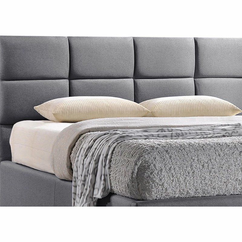 Budget 🌟 Baxton Studio Sophie Modern And Contemporary Grey Fabric Upholstered King Size Platform Bed 🌟 - Image 3
