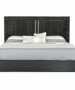 Hot Sale 😉 Vig Furniture Inc. Modrest Ari Italian Modern Gray Bed, Eastern King ⌛