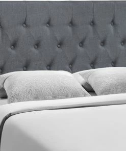 Cheap 🤩 Modway Clique Queen Headboard, Smoke 🤩