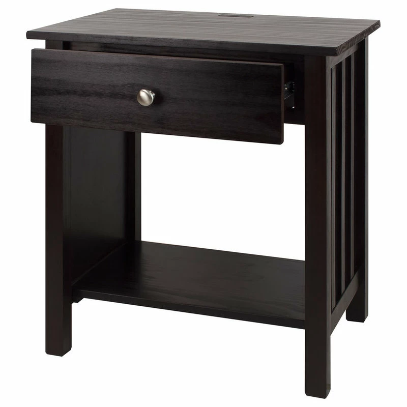 Brand new ๐ฅ Casual Home Vanderbilt Nightstand With USB Port, Espresso โ๏ธ - Image 2
