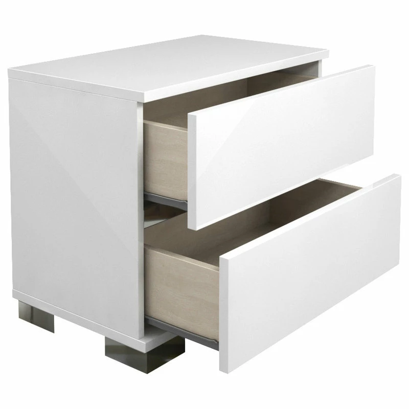 New ๐งจ At Home USA Inc. Live White 2-Drawer Nightstand ๐ - Image 3