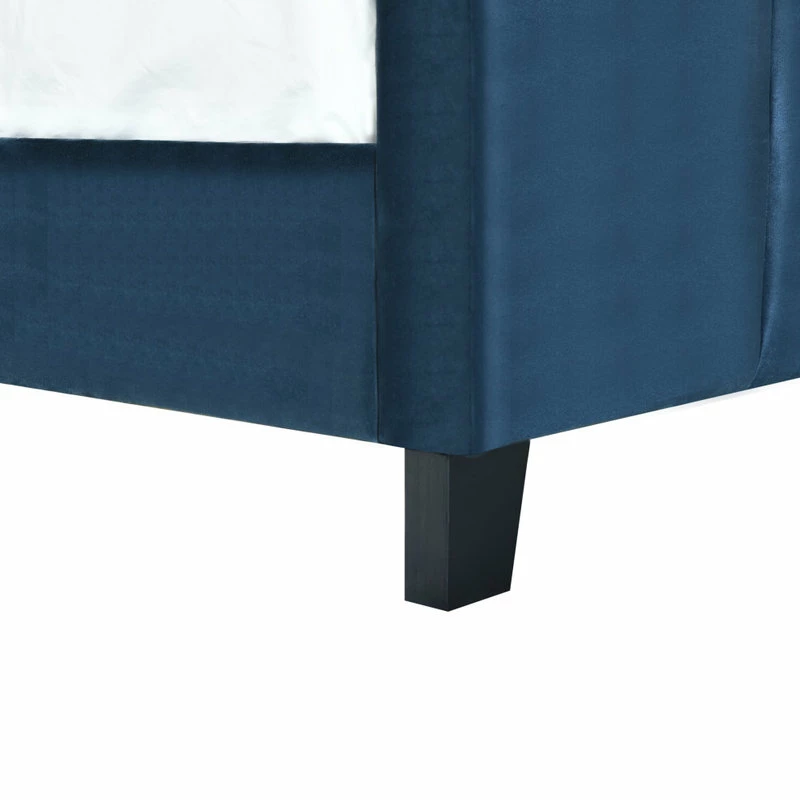 Top 10 ๐ HomeFare Upholstered Modern Channel Bed, Blue, Twin ๐ - Image 7