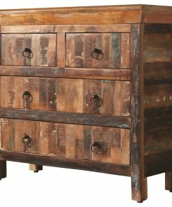 Best deal ๐ Coaster Home Furnishings Coaster 4-Drawer Reclaimed Wood Cabinet ๐