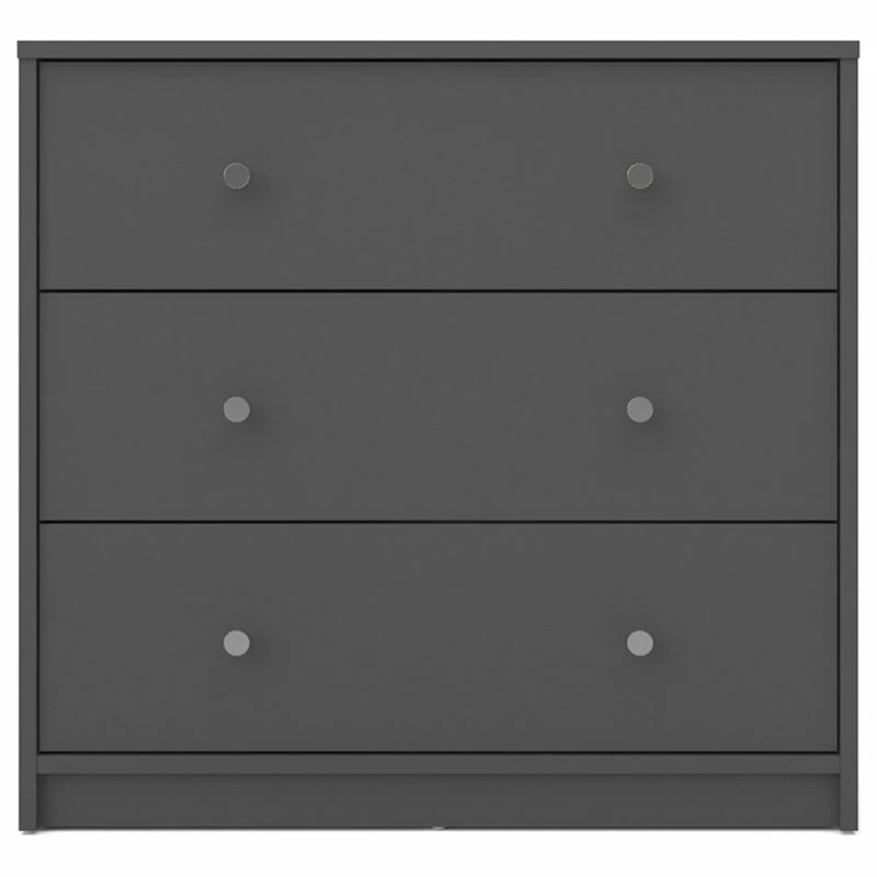 New π Tvilum Portland 3 Drawer Chest In Gray π - Image 2