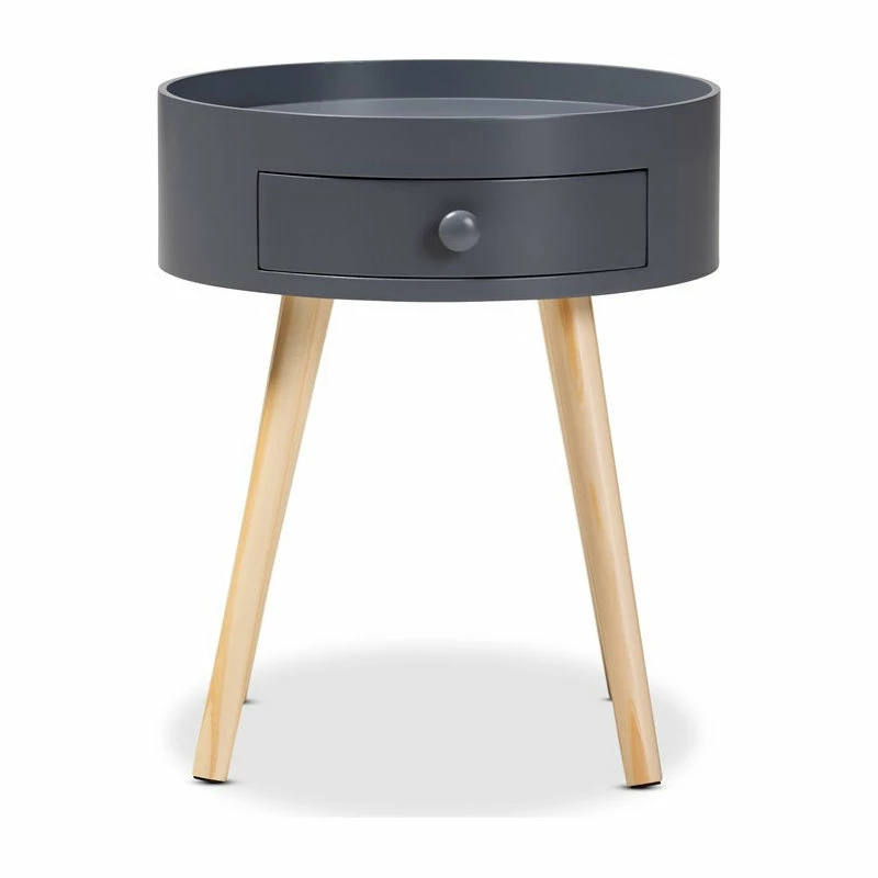 Best reviews of ๐ Baxton Studio Jessen Gray 1-Drawer Wood End Table ๐ - Image 3