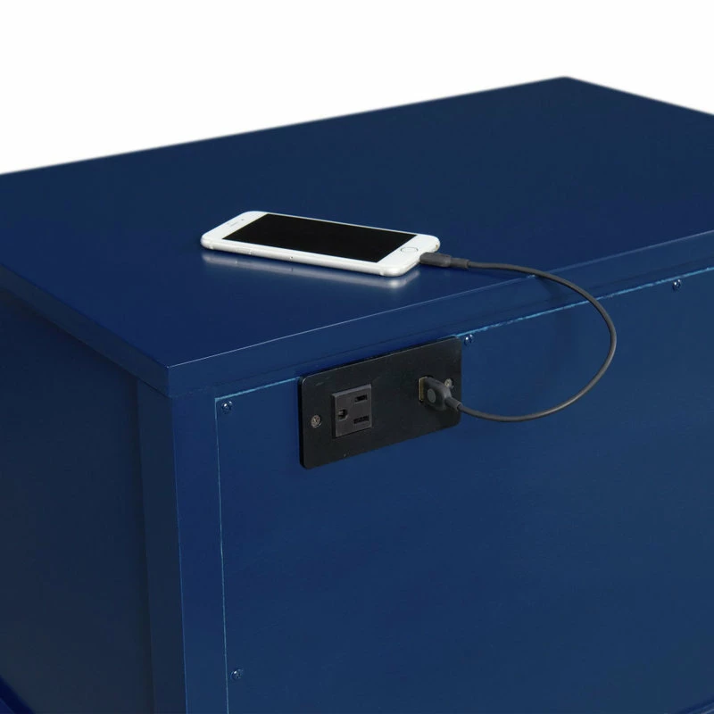 New โญ Elements Picket House Furnishings Brody Side Table With Navy Finish CTBN450NS ๐ - Image 2