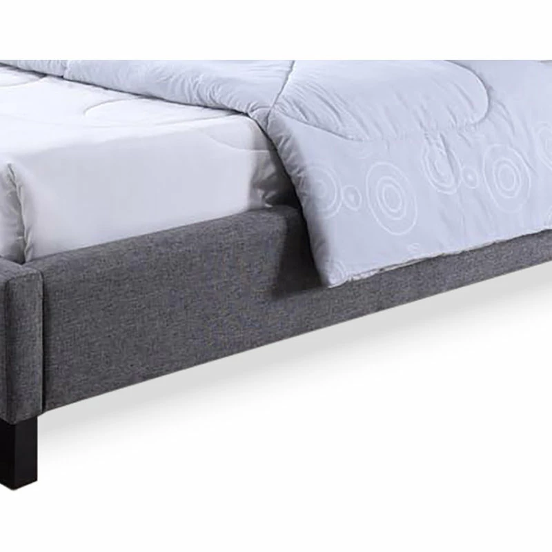 Deals ๐ Baxton Studio Hillary Gray Fabric Upholstered Platform Bed, Queen Size โ - Image 3