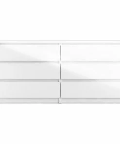 Best reviews of โค๏ธ Tvilum 6 Drawer Double ๐ Dresser White High Gloss ๐