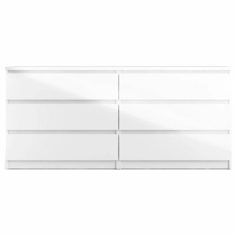 Best reviews of โค๏ธ Tvilum 6 Drawer Double ๐ Dresser White High Gloss ๐