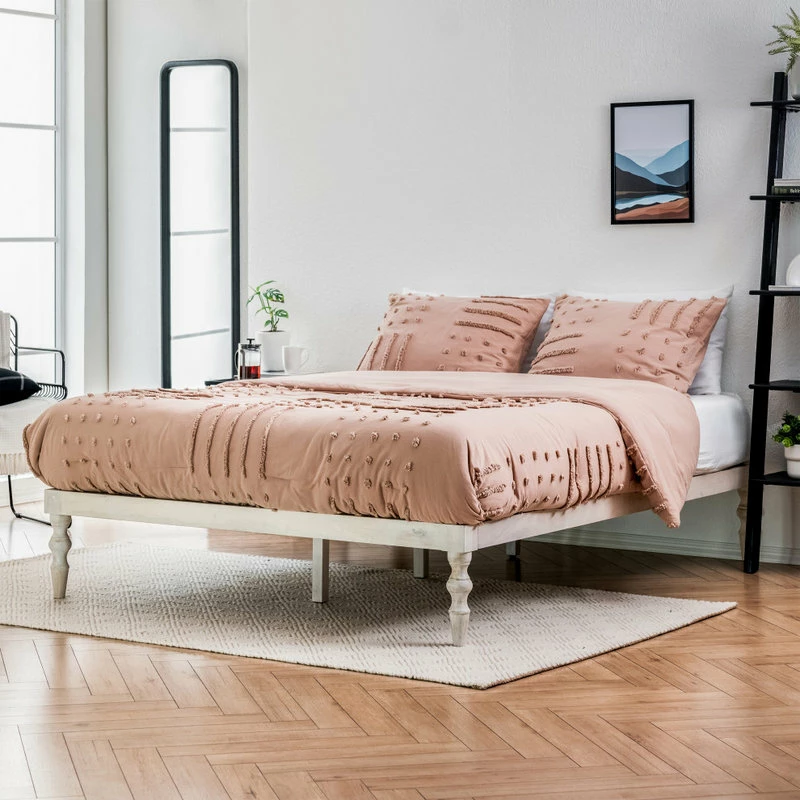 Top 10 😉 Madeleine Home Inc. Rhonda Platform Bed, White Wash, Queen 🌟 - Image 6